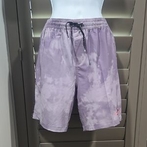 Boy's Brand New Billabong Purple Tie-Dye Board Shorts